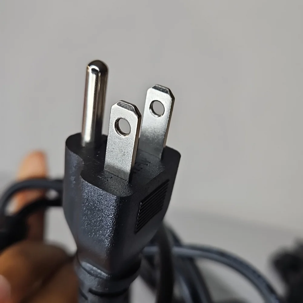 Black Power Adapter with Cable